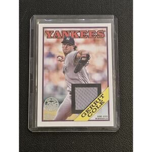 2023 Topps #88R-GC Gerrit Cole 1988 Topps Baseball 35th Anniversary Relics
